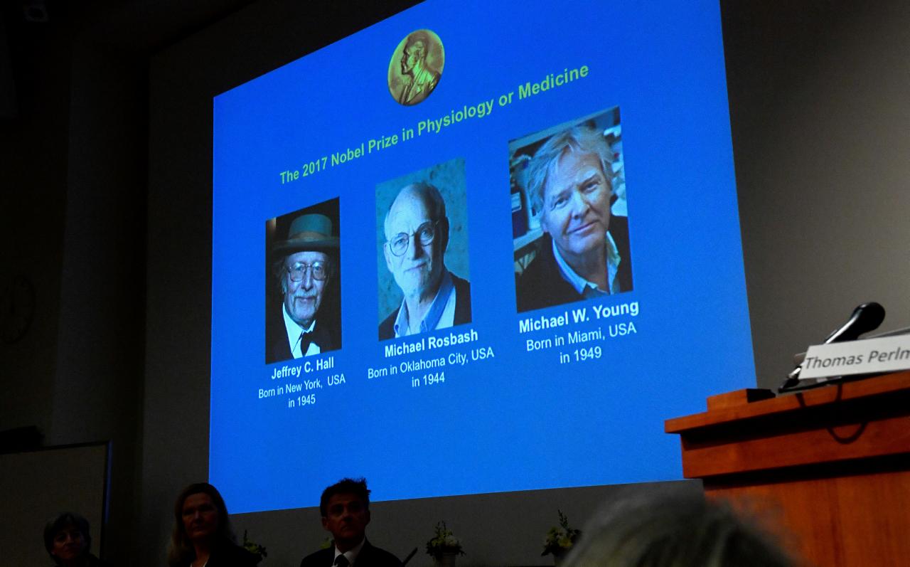Nobel Prize In Medicine Awarded To 'Body Clock' Scientists