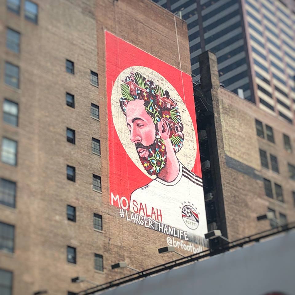 Image result for mohamed salah mural ny