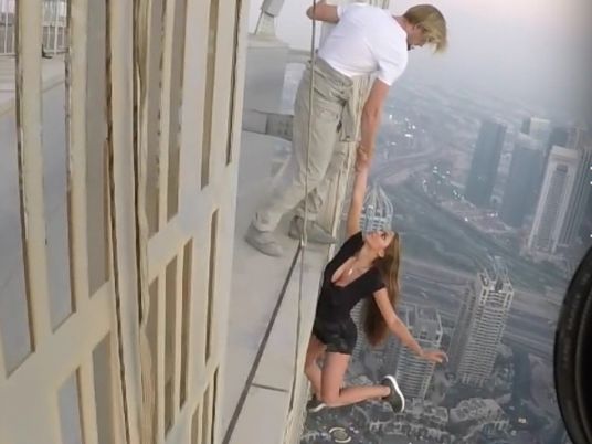 Russian Model Off Building Dubai Russian Model Off Building Dubai