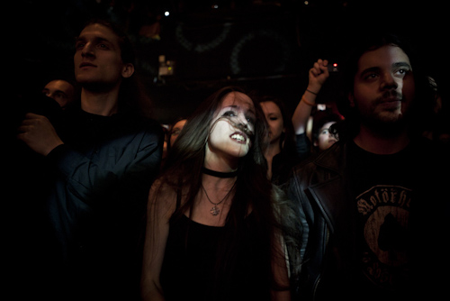 Marie-Stella at a concert