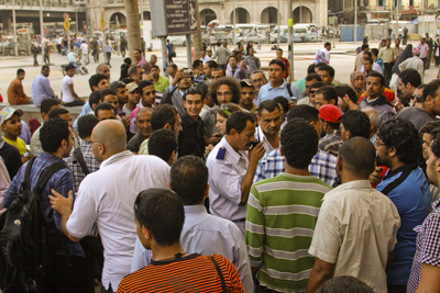 Flash mob Ramses - police break it up