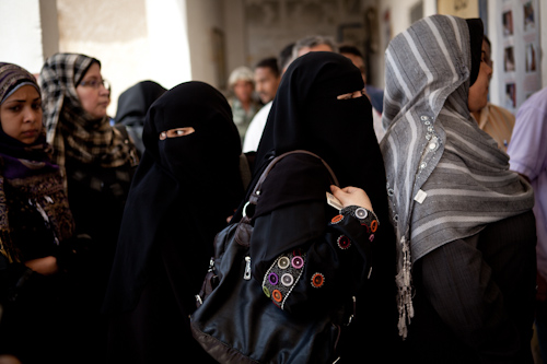 Sinai Election day 2 niqab