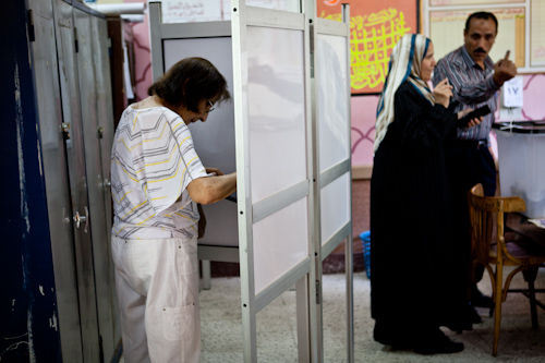 Second day of the second tour of the Presidential elections